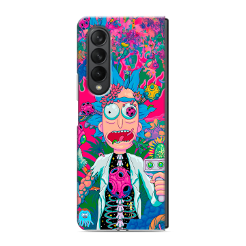 Пластиковый чехол на Samsung Galaxy Z Fold 3 с принтом Рик и Морти Rick Morty Пластиковый чехол на Samsung Galaxy Z Fold 3 с принтом Рик и Морти Rick Morty