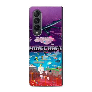 Пластиковый чехол на Samsung Galaxy Z Fold 3 с принтом Майнкрафт Minecraft Пластиковый чехол на Samsung Galaxy Z Fold 3 с принтом Майнкрафт Minecraft