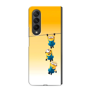 Пластиковый чехол на Samsung Galaxy Z Fold 3 с принтом Миньоны Пластиковый чехол на Samsung Galaxy Z Fold 3 с принтом Миньоны