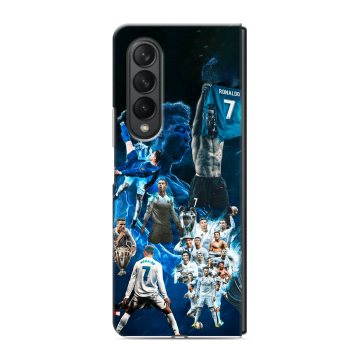 Пластиковый чехол на Samsung Galaxy Z Fold 3 с принтом Реал Роналдо Пластиковый чехол на Samsung Galaxy Z Fold 3 с принтом Реал Роналдо