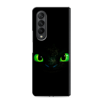 Пластиковый чехол на Samsung Galaxy Z Fold 3 с принтом Как приручить дракона Пластиковый чехол на Samsung Galaxy Z Fold 3 с принтом Как приручить дракона