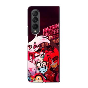 Пластиковый чехол на Samsung Galaxy Z Fold 3 с принтом Hazbin Hotel Отель Хазбин Пластиковый чехол на Samsung Galaxy Z Fold 3 с принтом Hazbin Hotel Отель Хазбин