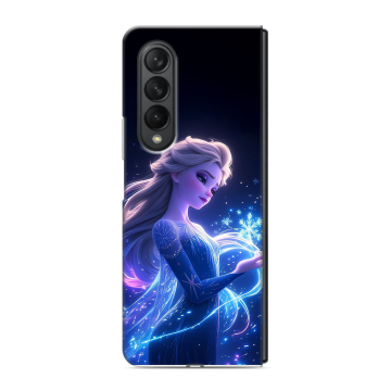 Пластиковый чехол на Samsung Galaxy Z Fold 3 с принтом Холодное сердце Frozen Пластиковый чехол на Samsung Galaxy Z Fold 3 с принтом Холодное сердце Frozen
