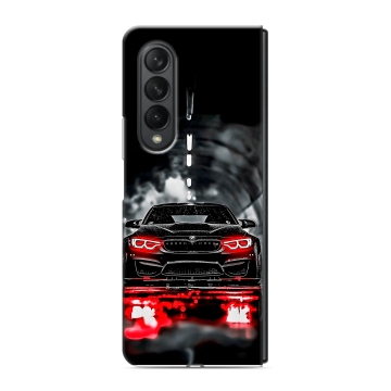 Пластиковый чехол на Samsung Galaxy Z Fold 3 с принтом BMW БМВ Пластиковый чехол на Samsung Galaxy Z Fold 3 с принтом BMW БМВ