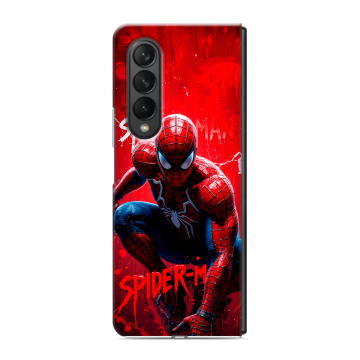 Пластиковый чехол на Samsung Galaxy Z Fold 3 с принтом Spiderman Человек паук Пластиковый чехол на Samsung Galaxy Z Fold 3 с принтом Spiderman Человек паук