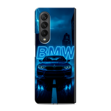 Пластиковый чехол на Samsung Galaxy Z Fold 3 с принтом BMW БМВ Пластиковый чехол на Samsung Galaxy Z Fold 3 с принтом BMW БМВ