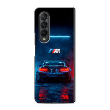 Пластиковый чехол на Samsung Galaxy Z Fold 3 с принтом BMW БМВ Пластиковый чехол на Samsung Galaxy Z Fold 3 с принтом BMW БМВ