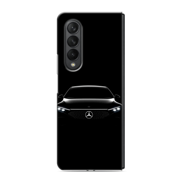 Пластиковый чехол на Samsung Galaxy Z Fold 3 с принтом Mercedes Мерседес Пластиковый чехол на Samsung Galaxy Z Fold 3 с принтом Mercedes Мерседес