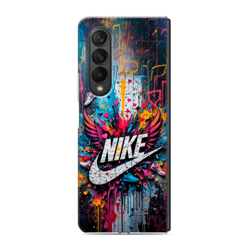 Пластиковый чехол на Samsung Galaxy Z Fold 3 с принтом Nike Найк Пластиковый чехол на Samsung Galaxy Z Fold 3 с принтом Nike Найк