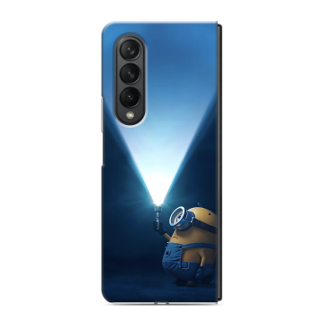 Пластиковый чехол на Samsung Galaxy Z Fold 3 с принтом Миньоны Пластиковый чехол на Samsung Galaxy Z Fold 3 с принтом Миньоны
