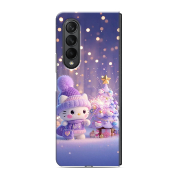 Пластиковый чехол на Samsung Galaxy Z Fold 3 с принтом Новый год Пластиковый чехол на Samsung Galaxy Z Fold 3 с принтом Новый год
