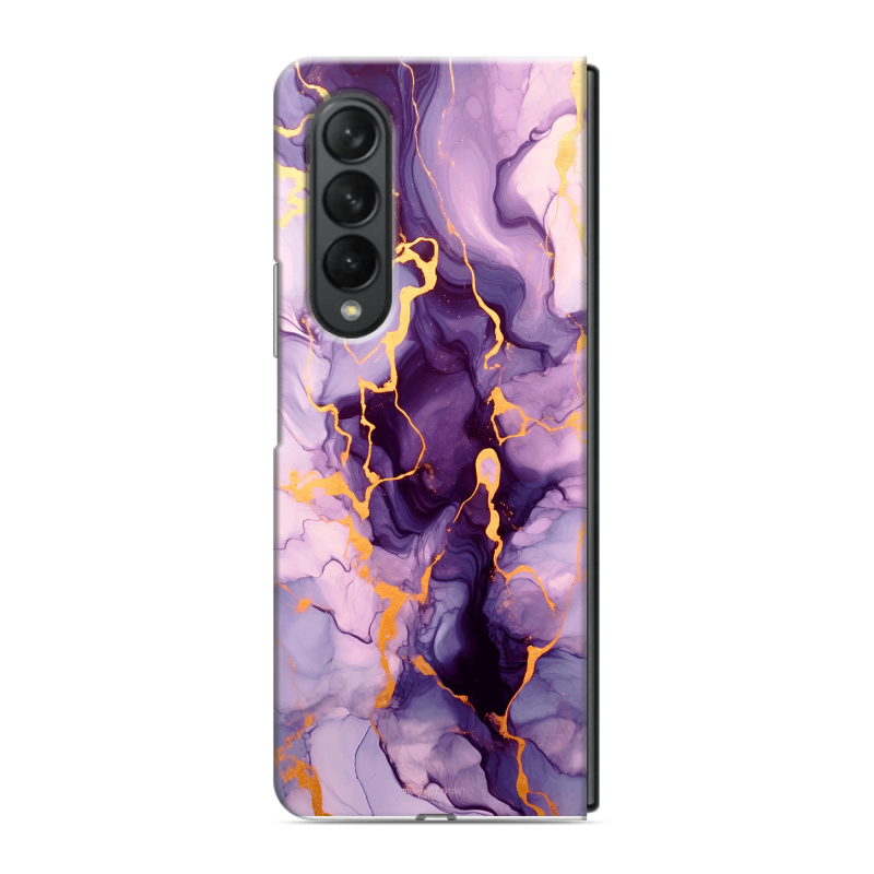 Пластиковый чехол на Samsung Galaxy Z Fold 3 с принтом Мрамор Пластиковый чехол на Samsung Galaxy Z Fold 3 с принтом Мрамор