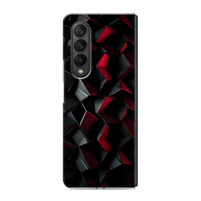 Пластиковый чехол на Samsung Galaxy Z Fold 3 с принтом Абстракция Пластиковый чехол на Samsung Galaxy Z Fold 3 с принтом Абстракция