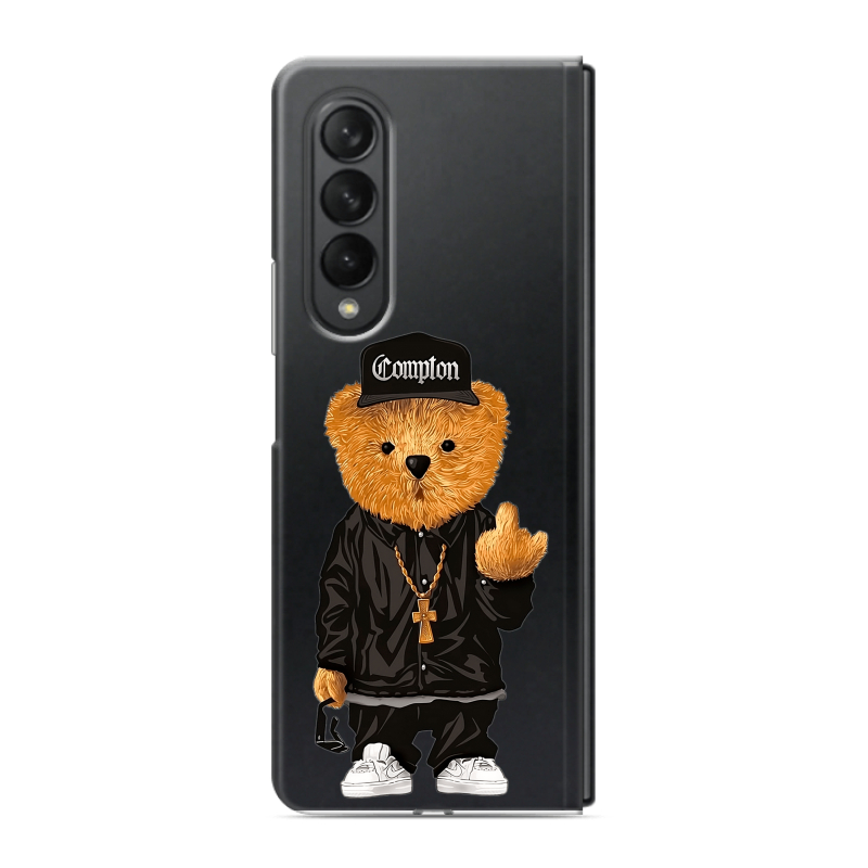 Пластиковый чехол на Samsung Galaxy Z Fold 3 с принтом Плюшевый медведь Пластиковый чехол на Samsung Galaxy Z Fold 3 с принтом Плюшевый медведь