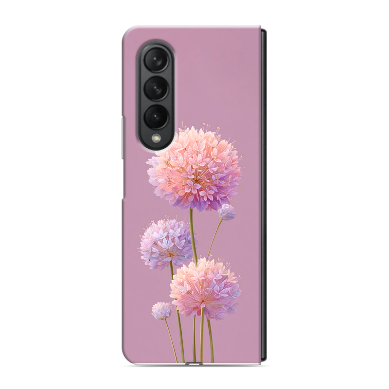 Пластиковый чехол на Samsung Galaxy Z Fold 3 с принтом Цветы Пластиковый чехол на Samsung Galaxy Z Fold 3 с принтом Цветы