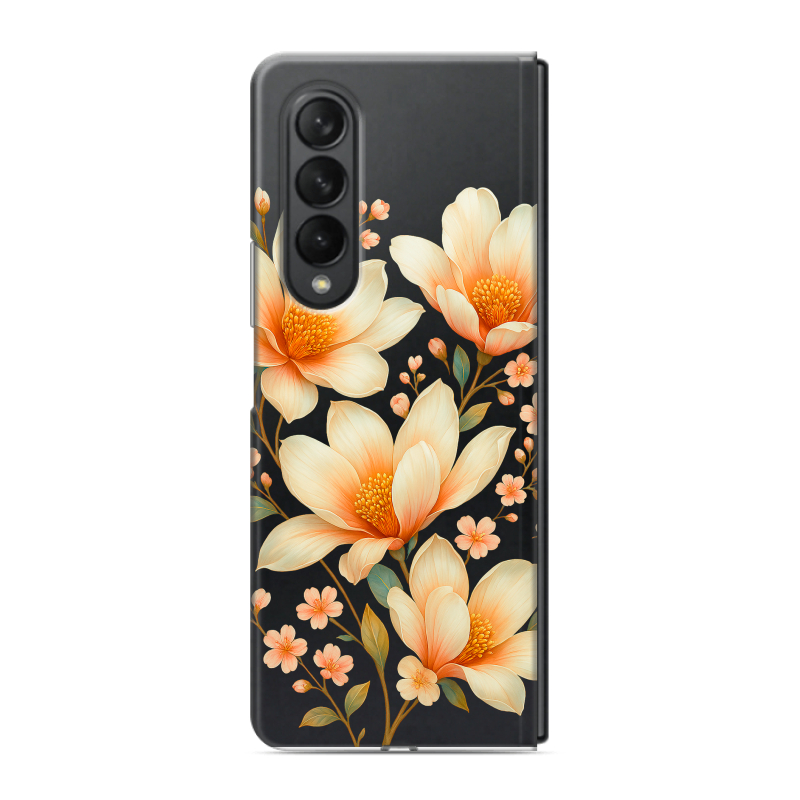 Пластиковый чехол на Samsung Galaxy Z Fold 3 с принтом Цветы Пластиковый чехол на Samsung Galaxy Z Fold 3 с принтом Цветы