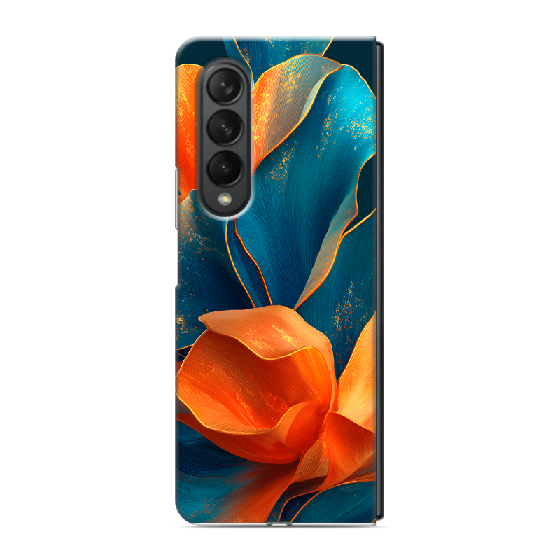 Пластиковый чехол на Samsung Galaxy Z Fold 3 с принтом Цветы Пластиковый чехол на Samsung Galaxy Z Fold 3 с принтом Цветы