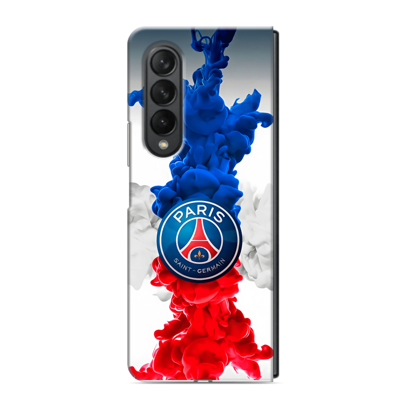 Пластиковый чехол на Samsung Galaxy Z Fold 3 с принтом PSG ПСЖ Пластиковый чехол на Samsung Galaxy Z Fold 3 с принтом PSG ПСЖ
