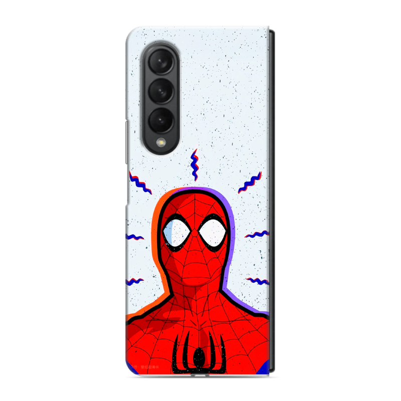 Пластиковый чехол на Samsung Galaxy Z Fold 3 с принтом Spiderman Человек паук Пластиковый чехол на Samsung Galaxy Z Fold 3 с принтом Spiderman Человек паук