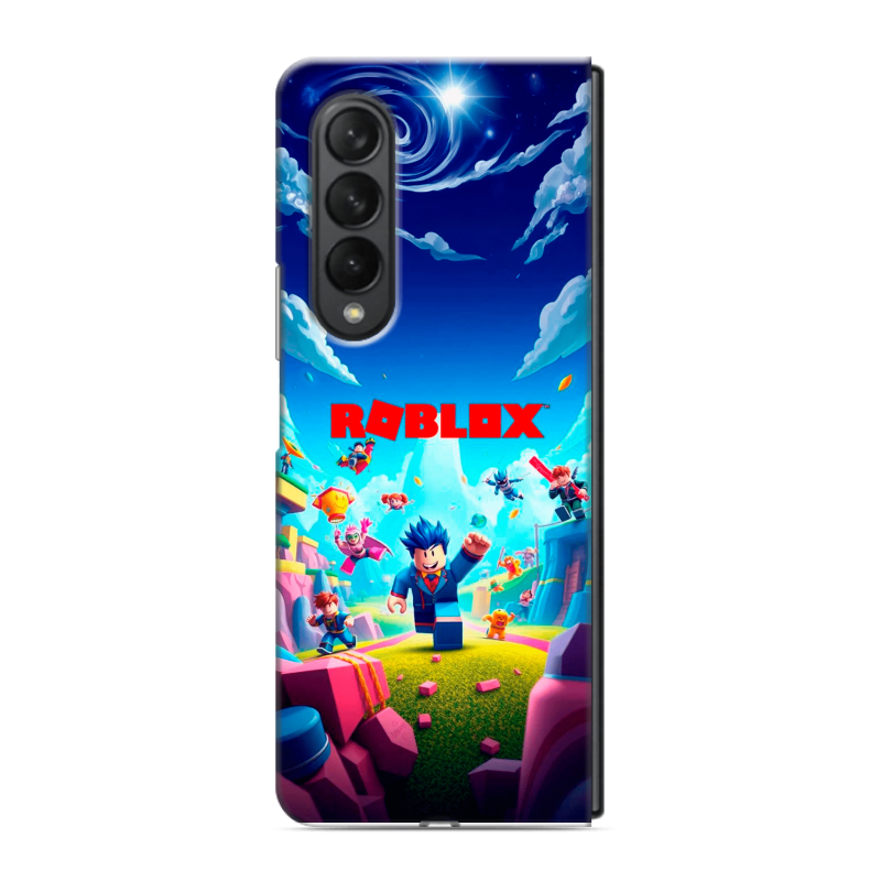 Пластиковый чехол на Samsung Galaxy Z Fold 3 с принтом Roblox Роблокс Пластиковый чехол на Samsung Galaxy Z Fold 3 с принтом Roblox Роблокс