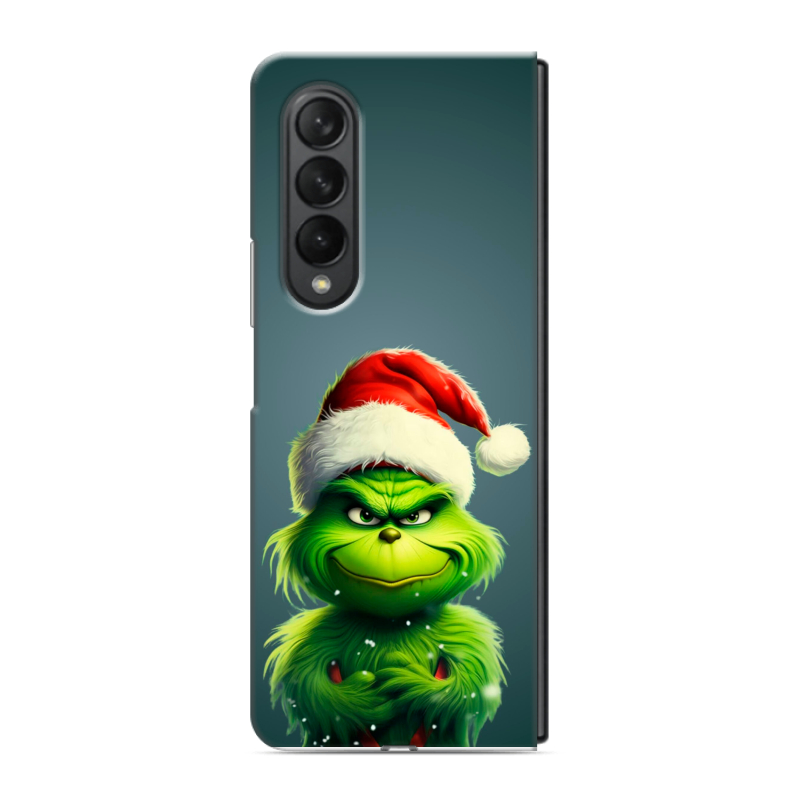 Пластиковый чехол на Samsung Galaxy Z Fold 3 с принтом Новый год Пластиковый чехол на Samsung Galaxy Z Fold 3 с принтом Новый год