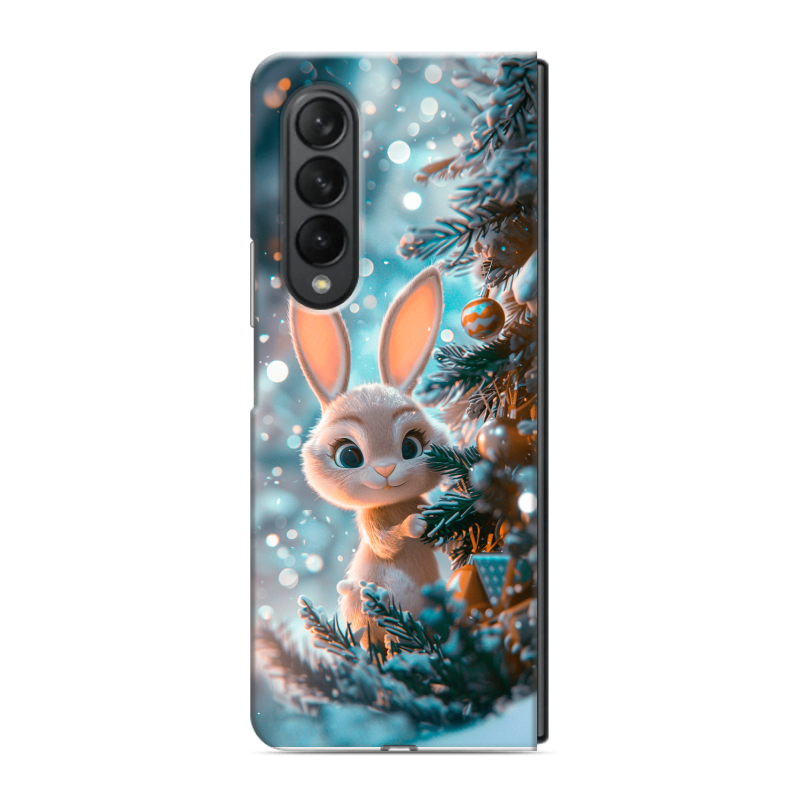Пластиковый чехол на Samsung Galaxy Z Fold 3 с принтом Новый год Пластиковый чехол на Samsung Galaxy Z Fold 3 с принтом Новый год