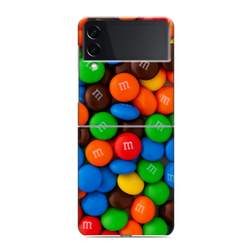 Пластиковый чехол на Samsung Galaxy Z Flip 3 с принтом Конфеты Пластиковый чехол на Samsung Galaxy Z Flip 3 с принтом Конфеты