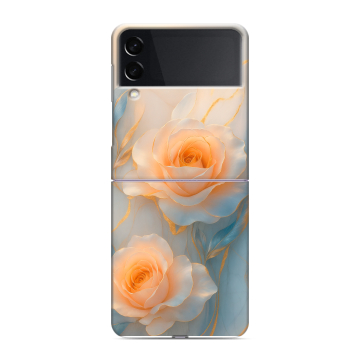 Пластиковый чехол на Samsung Galaxy Z Flip 3 с принтом Женский Пластиковый чехол на Samsung Galaxy Z Flip 3 с принтом Женский