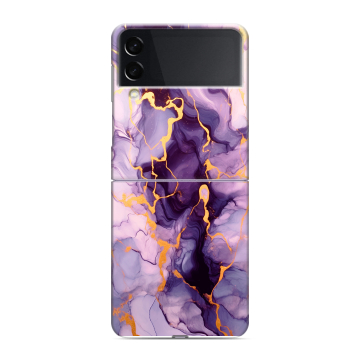 Пластиковый чехол на Samsung Galaxy Z Flip 3 с принтом Мрамор Пластиковый чехол на Samsung Galaxy Z Flip 3 с принтом Мрамор