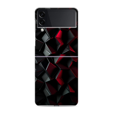 Пластиковый чехол на Samsung Galaxy Z Flip 3 с принтом Абстракция Пластиковый чехол на Samsung Galaxy Z Flip 3 с принтом Абстракция