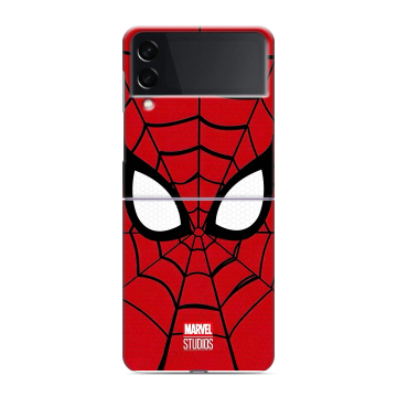 Пластиковый чехол на Samsung Galaxy Z Flip 3 с принтом человек паук spiderman