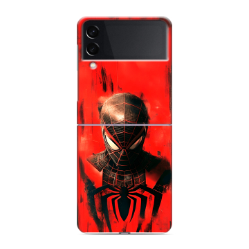 Пластиковый чехол на Samsung Galaxy Z Flip 3 с принтом человек паук spiderman Пластиковый чехол на Samsung Galaxy Z Flip 3 с принтом человек паук spiderman