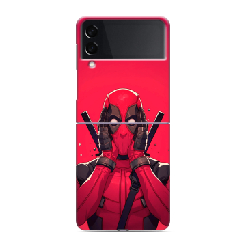 Пластиковый чехол на Samsung Galaxy Z Flip 3 с принтом Дедпул Deadpool Пластиковый чехол на Samsung Galaxy Z Flip 3 с принтом Дедпул Deadpool