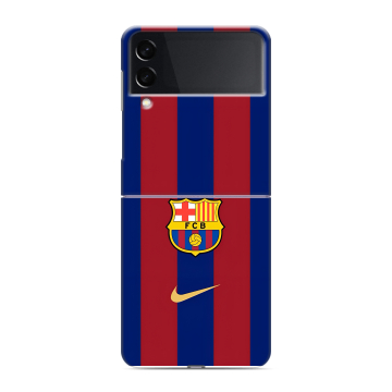 Пластиковый чехол на Samsung Galaxy Z Flip 3 с принтом Барселона Barcelona Пластиковый чехол на Samsung Galaxy Z Flip 3 с принтом Барселона Barcelona