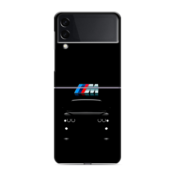 Пластиковый чехол на Samsung Galaxy Z Flip 3 с принтом БМВ BMW
