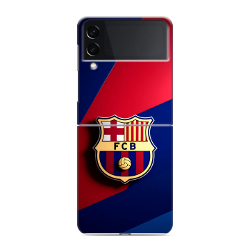 Пластиковый чехол на Samsung Galaxy Z Flip 3 с принтом Барселона Barcelona Пластиковый чехол на Samsung Galaxy Z Flip 3 с принтом Барселона Barcelona