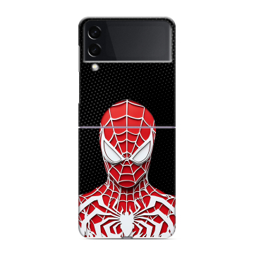 Пластиковый чехол на Samsung Galaxy Z Flip 3 с принтом человек паук spiderman Пластиковый чехол на Samsung Galaxy Z Flip 3 с принтом человек паук spiderman