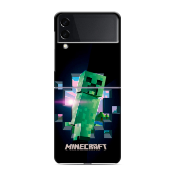Пластиковый чехол на Samsung Galaxy Z Flip 3 с принтом Майнкрафт Minecraft Пластиковый чехол на Samsung Galaxy Z Flip 3 с принтом Майнкрафт Minecraft