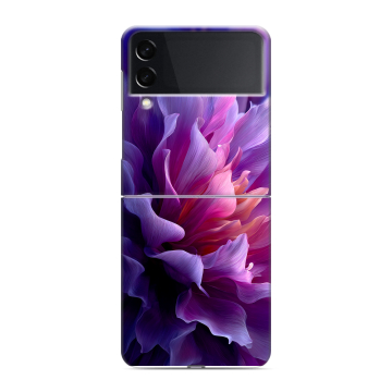 Пластиковый чехол на Samsung Galaxy Z Flip 3 с принтом женский цветы Пластиковый чехол на Samsung Galaxy Z Flip 3 с принтом женский цветы