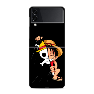Пластиковый чехол на Samsung Galaxy Z Flip 3 с принтом One Piece Ван Пис Пластиковый чехол на Samsung Galaxy Z Flip 3 с принтом One Piece Ван Пис