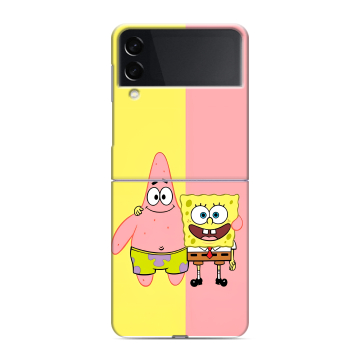 Пластиковый чехол на Samsung Galaxy Z Flip 3 с принтом Спанч боб Спанчбоб Пластиковый чехол на Samsung Galaxy Z Flip 3 с принтом Спанч боб Спанчбоб