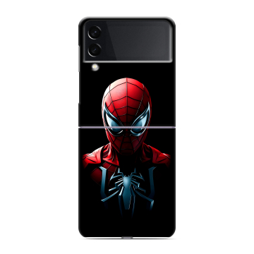 Пластиковый чехол на Samsung Galaxy Z Flip 3 с принтом Spiderman Человек паук Пластиковый чехол на Samsung Galaxy Z Flip 3 с принтом Spiderman Человек паук