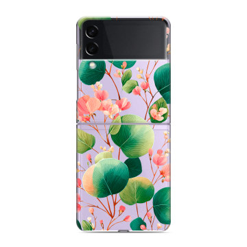 Пластиковый чехол на Samsung Galaxy Z Flip 3 с принтом женский Пластиковый чехол на Samsung Galaxy Z Flip 3 с принтом женский