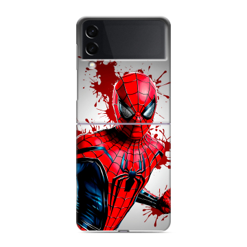 Пластиковый чехол на Samsung Galaxy Z Flip 3 с принтом Spiderman Человек паук Пластиковый чехол на Samsung Galaxy Z Flip 3 с принтом Spiderman Человек паук