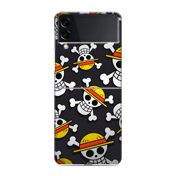 Пластиковый чехол на Samsung Galaxy Z Flip 3 с принтом One Piece Ван Пис Пластиковый чехол на Samsung Galaxy Z Flip 3 с принтом One Piece Ван Пис