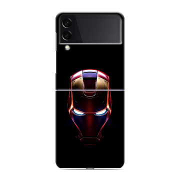 Пластиковый чехол на Samsung Galaxy Z Flip 3 с принтом IronMan Железный человек Пластиковый чехол на Samsung Galaxy Z Flip 3 с принтом IronMan Железный человек