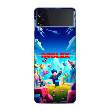 Пластиковый чехол на Samsung Galaxy Z Flip 3 с принтом Roblox Роблокс Пластиковый чехол на Samsung Galaxy Z Flip 3 с принтом Roblox Роблокс
