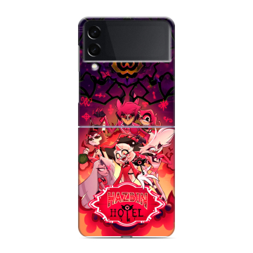 Пластиковый чехол на Samsung Galaxy Z Flip 3 с принтом Hazbin Hotel Отель Хазбин Пластиковый чехол на Samsung Galaxy Z Flip 3 с принтом Hazbin Hotel Отель Хазбин