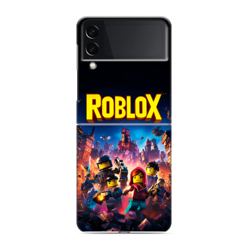Пластиковый чехол на Samsung Galaxy Z Flip 3 с принтом Roblox Роблокс Пластиковый чехол на Samsung Galaxy Z Flip 3 с принтом Roblox Роблокс
