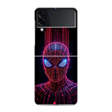 Пластиковый чехол на Samsung Galaxy Z Flip 3 с принтом Spiderman Человек паук Пластиковый чехол на Samsung Galaxy Z Flip 3 с принтом Spiderman Человек паук